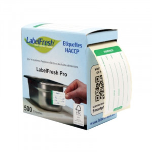 Traukos etiketė LabelFresh Pro - Penktadienis - 70 x 45 mm - 500 vnt. - LabelFresh