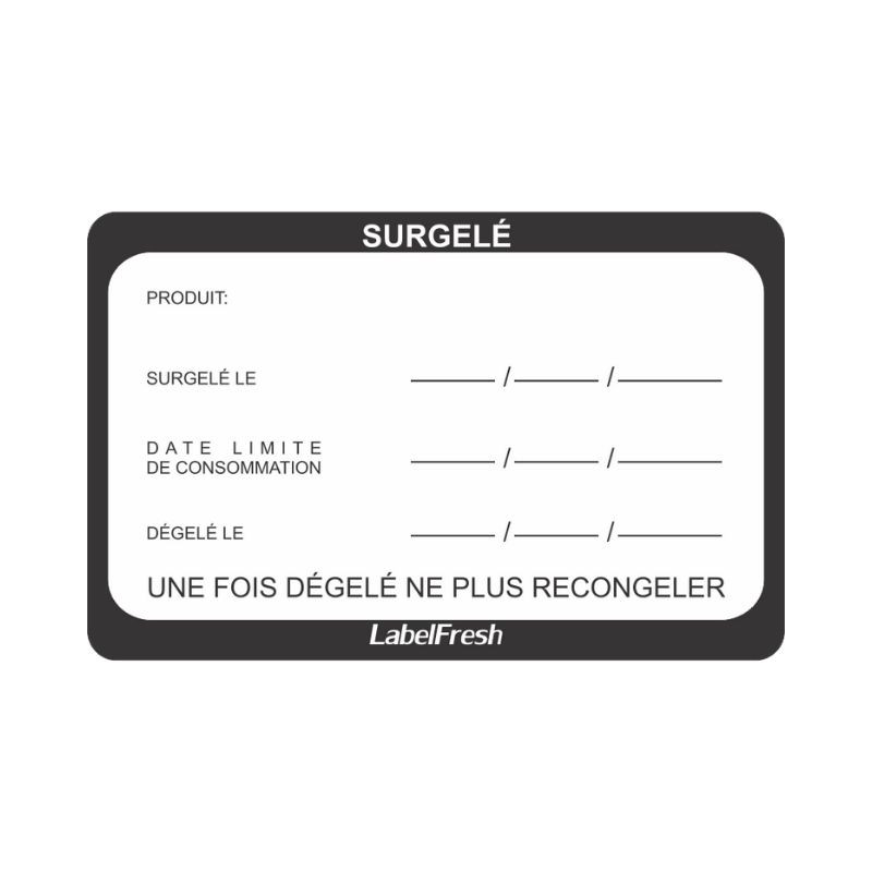 Traukos etiketė LabelFresh - Šaldytas - 70 x 45 mm - 500 vnt. - LabelFresh Traukos etiketė LabelFresh - Šaldytas - 70 x 45 mm - 500 vnt. - LabelFresh