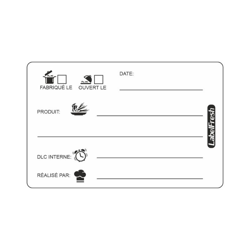 Traceability Label Fresh DLC - 70 x 45 mm - Pack of 300 - LabelFresh Traceability Label Fresh DLC - 70 x 45 mm - Pack of 300 - LabelFresh