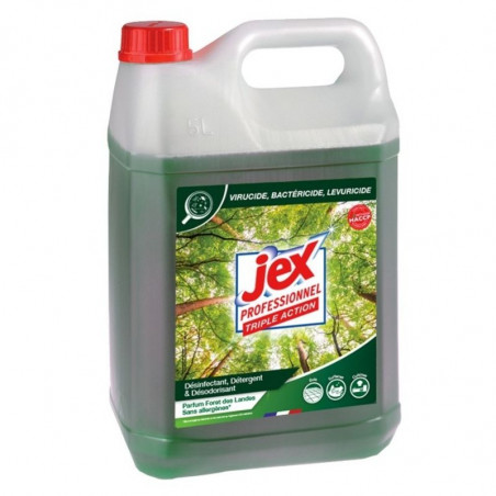 Trigubas valymo ir dezinfekavimo agentas - Landų miško kvapas - 5 l - Jex