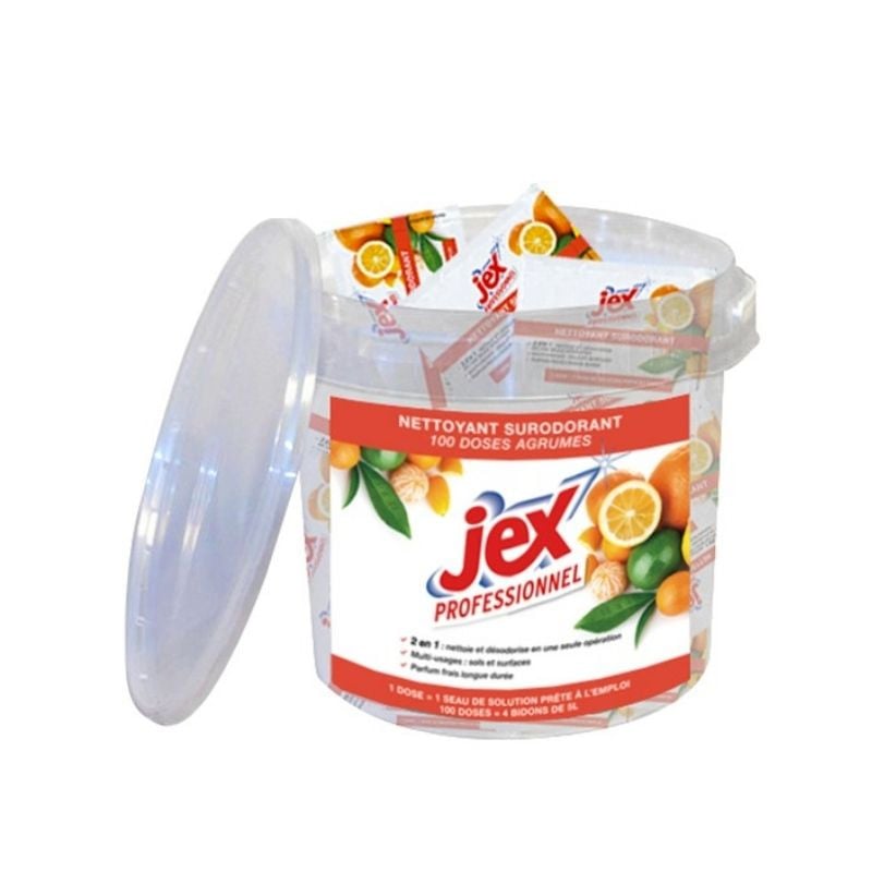 Doses Valymo Kvapiosios Citrusinės - Rinkinys iš 100 - Jex Doses Valymo Kvapiosios Citrusinės - Rinkinys iš 100 - Jex