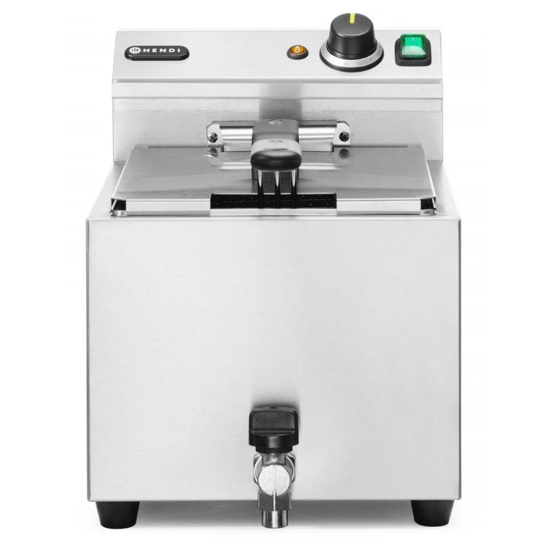 Friteuse avec Robinet de Vidange Profi Line - 10 L - Hendi Friteuse avec Robinet de Vidange Profi Line - 10 L - Hendi