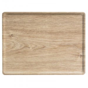 Stačiakampė melaminu laminuota plokštė - 280 x 200 mm - Šviesus ąžuolas - 20 vnt. rinkinys