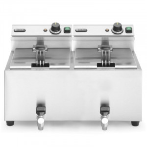 Mastercook keptuvė su nutekėjimo čiaupu - 2 x 8 l