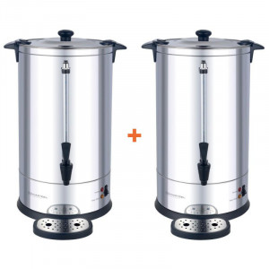Profesionalus kavos filtravimo aparatas 14 l su nuolatiniu filtru - 100 puodelių - Dynasteel