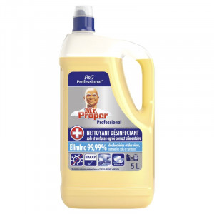 Valymo ir dezinfekavimo priemonė grindims ir paviršiams su citrinos kvapu - 5 l - Mr. Proper