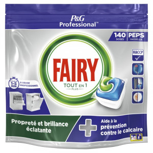 Viskas viename indaplovės kapsulės - 140 plovimų - Fairy Professional