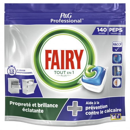 Viskas viename indaplovės kapsulės - 140 plovimų - Fairy Professional