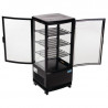 Black Refrigerated Display with Curved Doors 86 L - Polar
