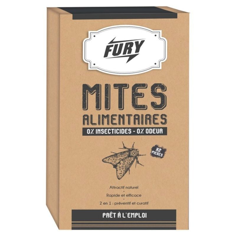 Piège à Mites Alimentaires - Lot de 2 - FURY Piège à Mites Alimentaires - Lot de 2 - FURY