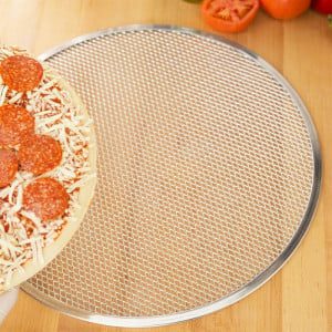 Plaque à Pizza Perforée Ø 280 mm Aluminium — Dynasteel