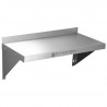 Étagère Murale Inox 800 x 300 mm avec Dosseret