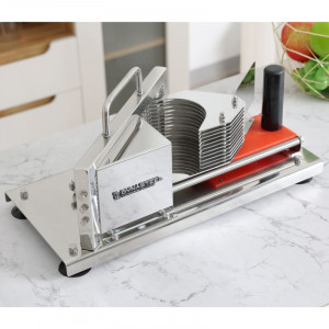 Coupe-Tomates Professionnel Inox — Trancheur Manuel