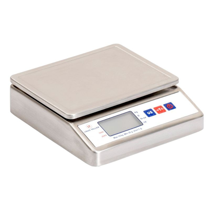 Profesionalus kompaktiškas elektroninis svaras - 10 kg - Tellier Profesionalus kompaktiškas elektroninis svaras - 10 kg - Tellier