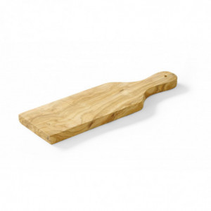 Alyvuogių medinis sūrio lėkštė - 400 x 140 mm - Hendi