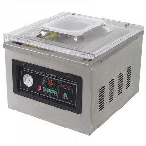 Vakuuminė pakavimo mašina su gaubtu 900 W - Suvirinimas 400 mm Nerūdijantis plienas