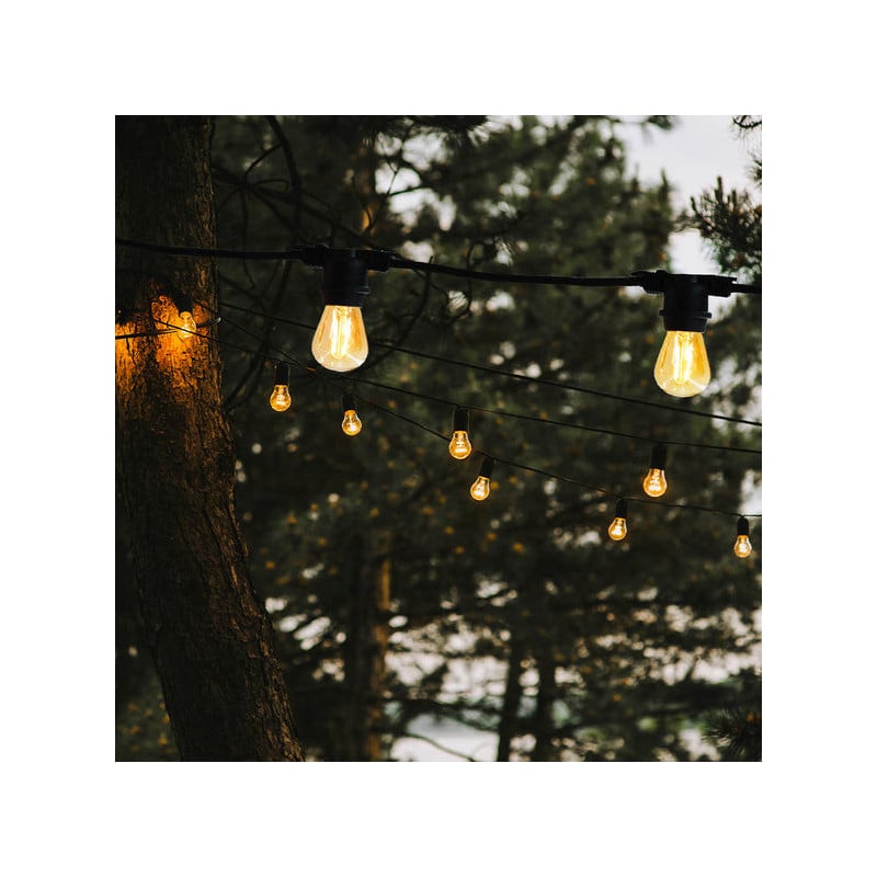 Guirlianda Šviesos Išorinis su Filamento Lempute Prijungiamas - Link Me Light - Lumisky