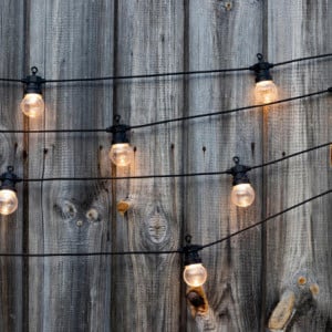 Guirlianda Šviesos Guinguette Saulės ir LED Lizdas - Party Clear Hybrid - Lumisky