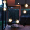 Guirlianda Šviesos Guinguette Saulės ir LED Lizdas - Party Clear Hybrid - Lumisky