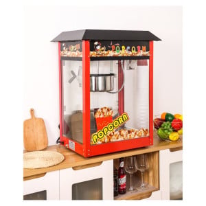 Professional Popcorn Machine 1400 W — Stainless Steel Kettle