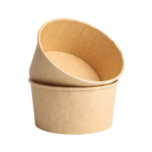 Kraft salotų dubuo 1000 ml Ø 150 mm - Rinkinys iš 300