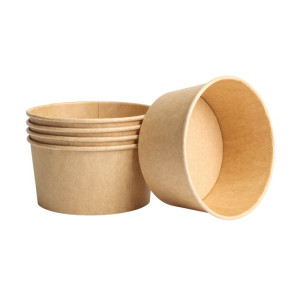 Kraft salotų dubuo 1000 ml Ø 150 mm - Rinkinys iš 300