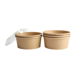 Kraft salotų dubuo 750 ml Ø150 mm — 300 vnt. rinkinys