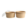 Kraft salotų dubuo 750 ml Ø150 mm — 300 vnt. rinkinys