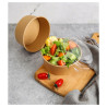 Kraft salotų dubuo 750 ml Ø150 mm — 300 vnt. rinkinys