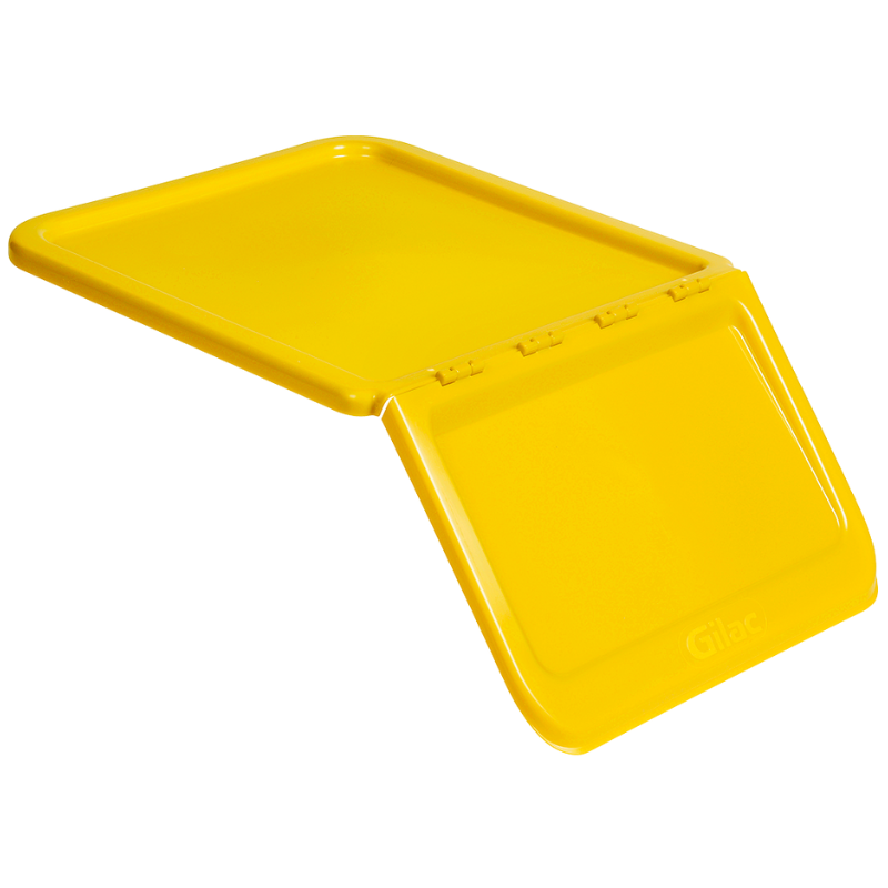 Couvercle pour Bac à Ingrédients 40 L - Jaune - Gilac Couvercle pour Bac à Ingrédients 40 L - Jaune - Gilac