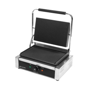 Grill Panini Pro 2200 W Grooved 340x220 mm Stainless Steel