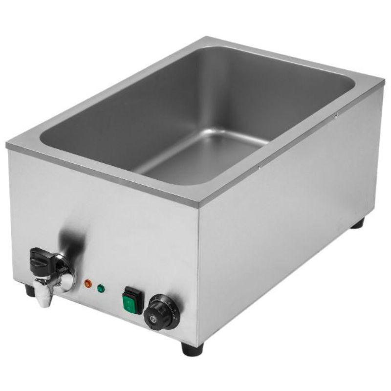 Professional GN 1/1 bain-marie with drain - Dynasteel Professional GN 1/1 bain-marie with drain - Dynasteel