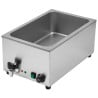 Bain-Marie Pro GN 1/1 20 L 1200 W Nerūdijantis plienas su išleidimu