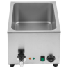 Bain-Marie Pro GN 1/1 20 L 1200 W Nerūdijantis plienas su išleidimu