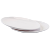 Apvali melamino lėkštė Ø 17,7 cm Balta - 10 vnt. rinkinys