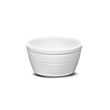 Ramekinas Banguotas Baltas - 120 ml - Pujadas