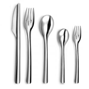 Couteau de Table Gamme Slim 2 - Lot de 12 en acier inox 18/0, idéal pour la restauration haut de gamme | AMEFA
