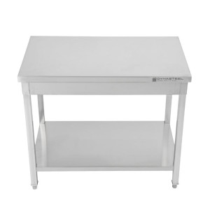 Stalas Inox 1600 x 600 mm su apatiniu lentyna — AISI 201