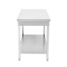 Stalas Inox 1200x700 mm su apatiniu lentyna — Pro CHR