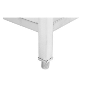 Stalas Inox su Lentyna - P 700 mm - L 1200 mm - Dynasteel