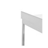 Stalas Inox 1000x600 mm Su Atlošu ir Apatine Lentyna