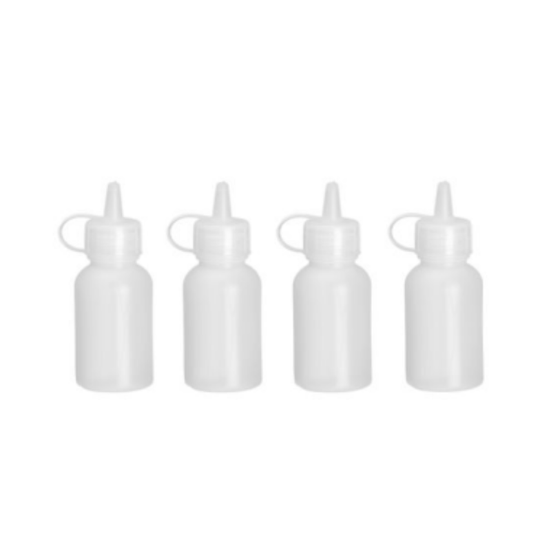 Mini Dispenser Bottle HENDI - 50 ml - Set of 4 | Professional kitchen equipment