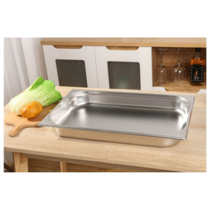 Bakas Gastro GN 1/1 iš nerūdijančio plieno - Gylis 65 mm - 9 L Dynasteel: Profesionalus kokybės lygis
