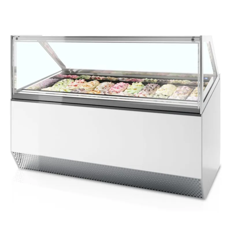 Vitrina su ventiliuojamu stiklu ir tiesiu priekiniu stiklu - 20 x 5 L