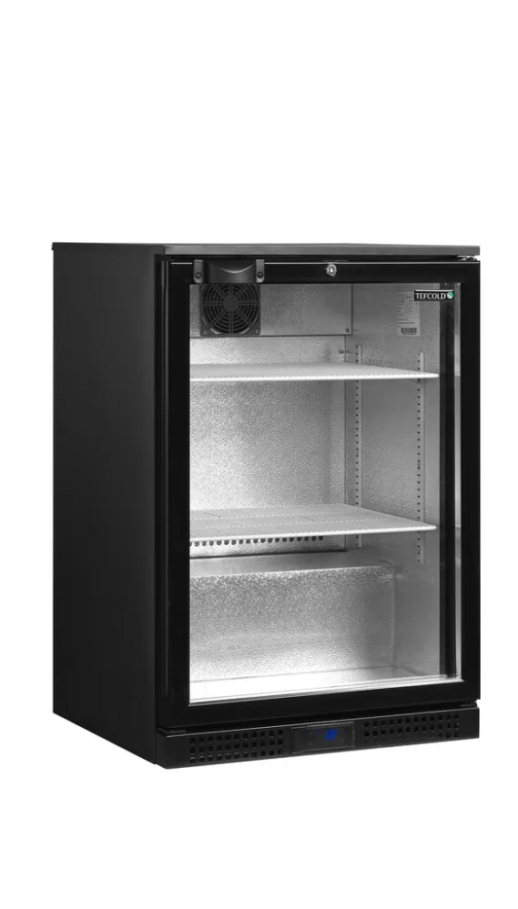 Atvirkštinis baro šaldytuvas - 1 stiklinės durys - 115 L