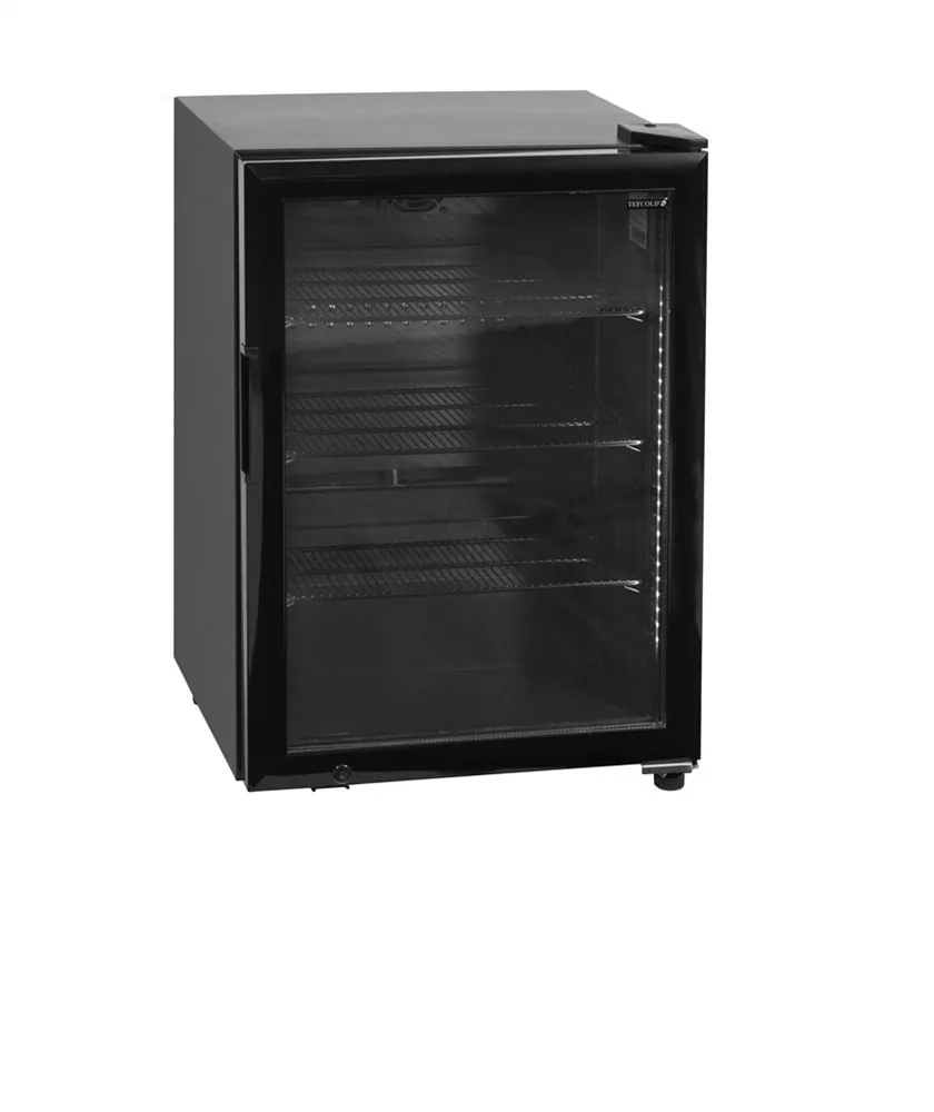 Caviarų šaldytuvas - Juodas - Stiklinės durys - 81 L