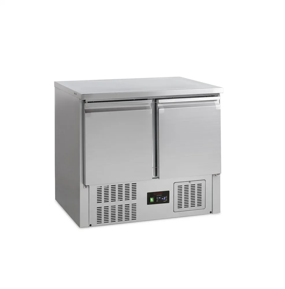Saladette Šaldytuvas GN 1/1 iš Nerūdijančio Plieno - 2 Durys - 225 L