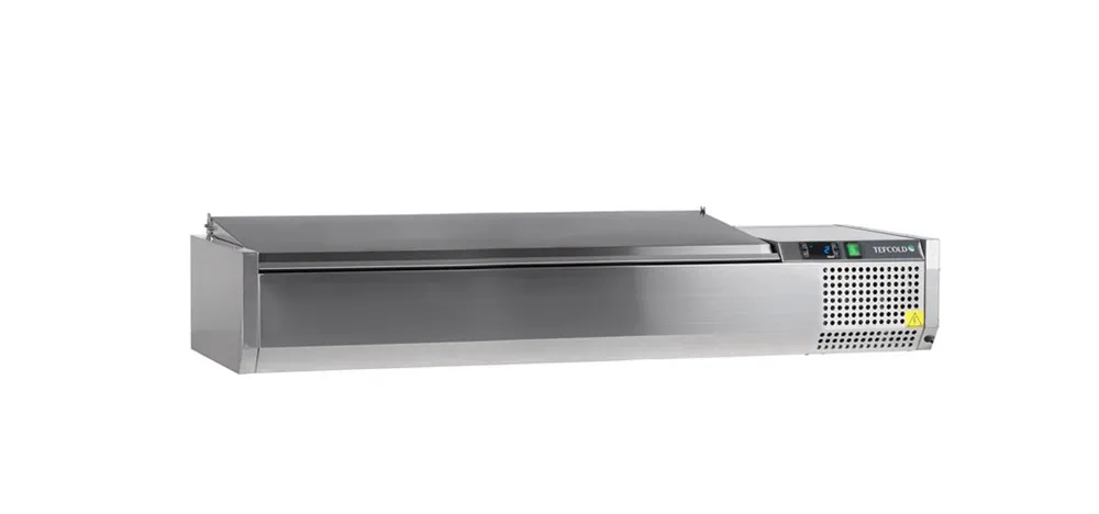 Saladette pastatoma dangtis nerūdijančio plieno - Statinė - 6 GN 1/3