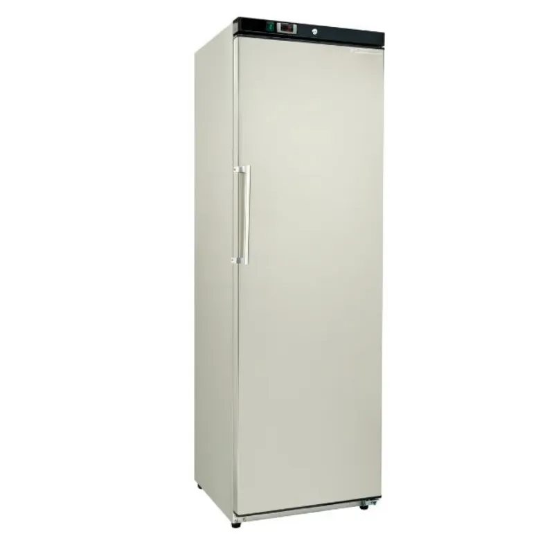 Šaldymo spinta „Inox" 293 L, ventiliuojama, -18/-22°C, 4 lygiai, vientisos durys, R290 dujomis