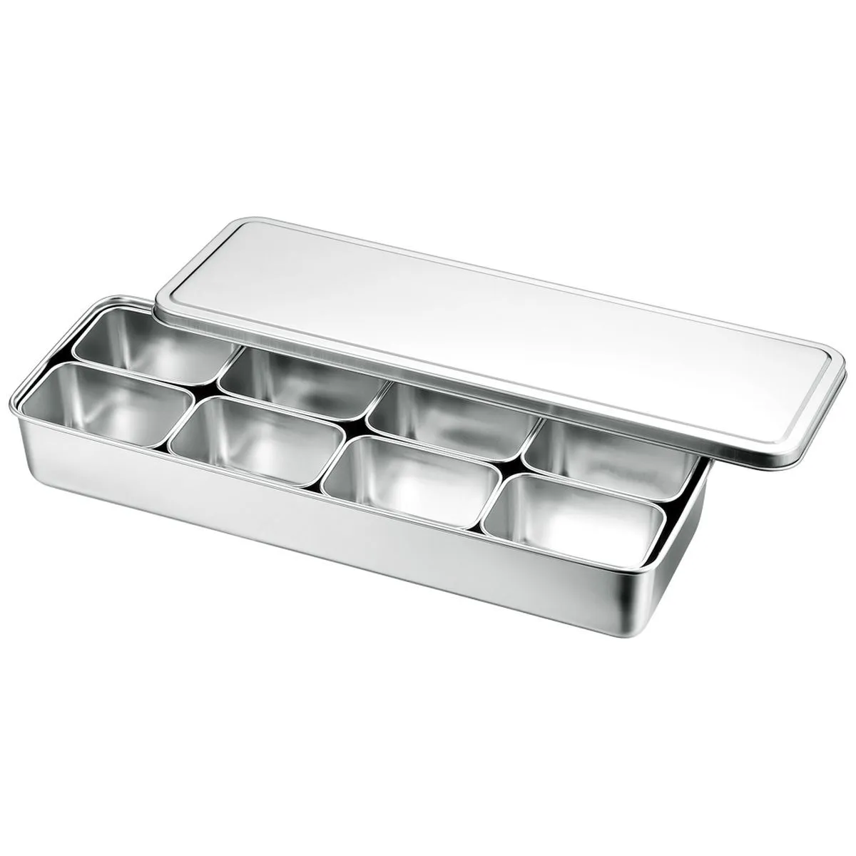 Japoniška dėžutė su 8 skyreliais - 432 x 148 x 63 mm